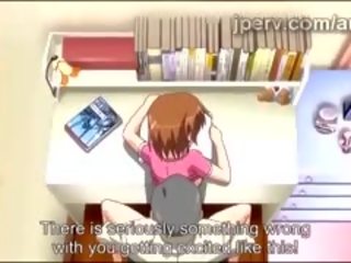Drobounký anime školačka dostane smashed podle zralý velký kohout