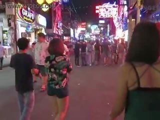 Thajsko x jmenovitý klip turistický jde pattaya!